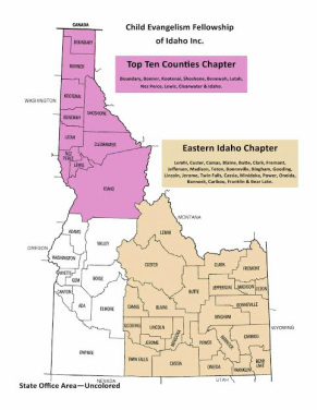 CEF Idaho Map
